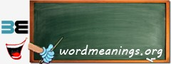 WordMeaning blackboard for l